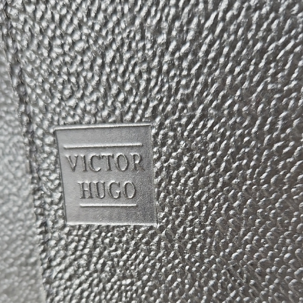 Victor Hugo Classic Leather Black Mini Backpack - Picture 2 of 10